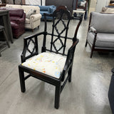 Black Fretwork Chair