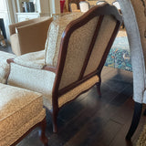 Bergere Chair with Ottoman  Firm