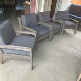 Set of 4 Outdoor Chairs