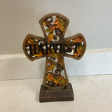 Harvest Cross on Stand