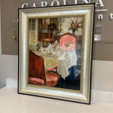 Stephen Shortridge "Table for Two" Embelished Giclee