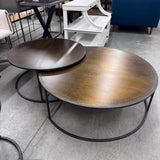 Set of Four Hands Nesting Cocktail Tables