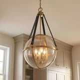 Savoy House NEW Gold & Black Chandelier