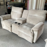LazBoy Power Reclining Jay Loveseat with Headrest Adjustment