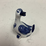 Blue and White Duck