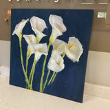 Callas on Blue Canvas Art