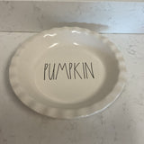 Rae Dunn Pumpkin Pie Dish