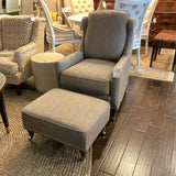 Sherrill Chair with Ottoman
