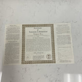 Thomas Kincade Hollyhock House Lithograph with Certificate