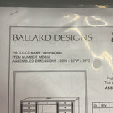 Ballard Designs Verona Desk