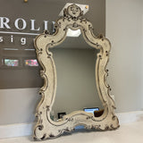French Style Cream Mirror