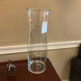 Glass Vase with Scalloped Edges