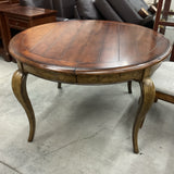 Hooker Round Table, 1 Leaf and 4 Chairs