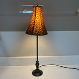 Black and Brown Circle Lamp