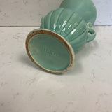 Vintage McCoy Teal Urn Vase