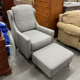 Sherrill Chair with Ottoman