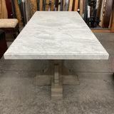 Restoration Hardware Marble Top Dining Table (R)