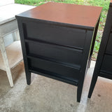 Crate &  Barrel Black File Cabinet