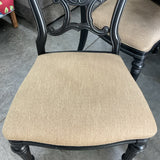 Thomasville Round Table with 8 Chairs and 1 Leaf As Is
