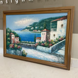 Mediterranean Coast Oil Painting