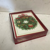 Set of 16 Christmas Wreath Cards