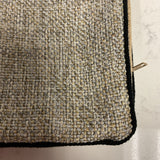 Pair of Black & Brown Twead Custom Pillow Shams