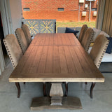 Carolina Home Table with Butterfly Leaf and 6 William Sonoma Chairs