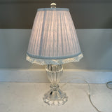Glass Lamp with Eyelet Shade