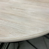 Magnolia Home Round Table, 6 Metal Chairs