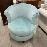 Blue Haverty's Swivel Chair