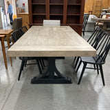 Sparrow & Sage Table with 4 Windsor Chairs and 2 Upholstered Arm Chairs