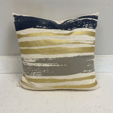 Blue and Gold Pillow