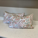 Pair of Paisley Lumbar Pillows