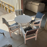 Polywood Outdoor Table w/4 Chairs