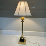 Brass Palm Lamp