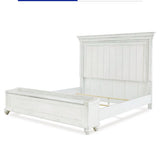 King Bed with Storage Footboard