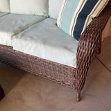 Hampton Bay Outdoor Sofa with Cocktail Table