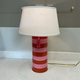 Dana Gibson Pink/Red Lamp