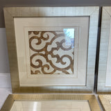 Set of 4 Bassett Framed Art