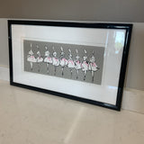 A Line of Ballerinas in Pink Tutus As Is