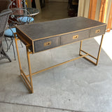 Sarried Leather Shagreen Desk