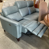 Cindy Crawford Power Reclining Sofa with Headrest Adjustment
