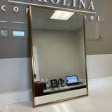 Brass Frame Mirror