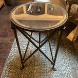 Ballard Designs Olivia Mirrored Side Table
