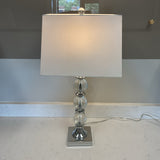 Glass & Metal Lamp