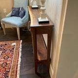 Custom Walnut Live Edge Foyer Table
