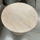 Ethan Allen Gray Pedestal Table
