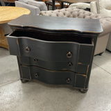 Black 3-Drawer Chest