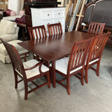 Kincaid Table, 6 Chairs, 2 Leaf and Table Pads