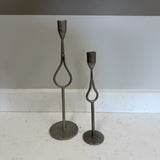 Pair of Iron Taper Candle Holders